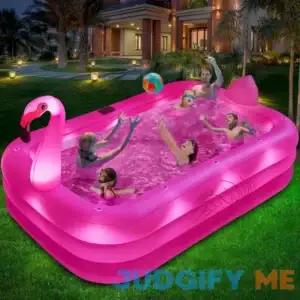 Inflatable Pool with Lights