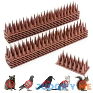 Bird Spikes Bird Squirrel Raccoon Pigeon Cat Animal Deterrent Spikes for Outside Anti Bird Defender Spikes Outdoor to Keep Birds Away