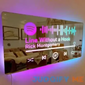 Personalized Name Mirror with Spotify Code