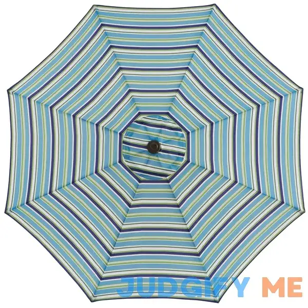 BrylaneHome Outdoor 9FT Tilt-And-Crank Umbrella With 8 Sturdy Steel Ribs Heavy Duty Fade-Resistant Tilting Shade Patio Garden Backyard Dcor Pool Home BrylaneHome Outdoor 9FT Tilt-And-Crank Umbrella With 8 Sturdy Steel Ribs Heavy Duty Fade-Resistant Tilting Shade Patio Garden Backyard Dcor Pool Home