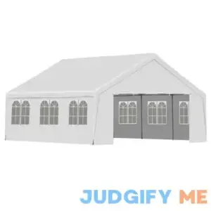 20 ft. Large Wedding Party Tent Commercial Event Canopy with Removable Sidewalls