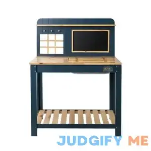 Expert Gardener Blue Wood Kids Potting Bench