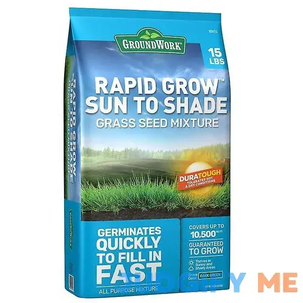 Groundwork 15 lb. Sun and Shade Coated Grass Seed Mix Groundwork 15 lb. Sun and Shade Coated Grass Seed Mix