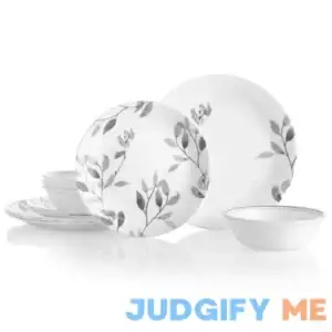 Corelle Misty Leaves 12-Piece Dinnerware Set