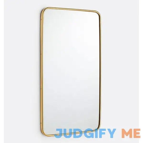 Rounded Rectangle Metal Framed Mirror Rounded Rectangle Metal Framed Mirror
