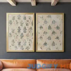 Vintage Blockprint I Premium Framed Canvas Ready To Hang Gracie Oaks Frame