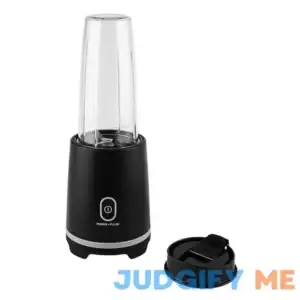 Mainstays Black Single-Serve Blender with 1 Travel Lid