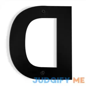 6 in. Floating Mount House Letter Barton Letter