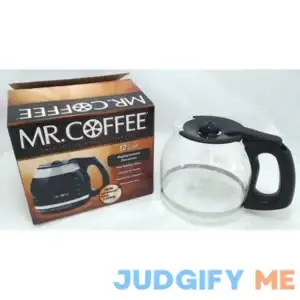 12 Cup Black Carafe Glass Mr. Coffee Coffeemaker TFX23