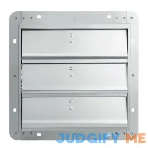 VEVOR 10 Shutter Exhaust Fan High-speed 820 CFM Aluminum Wall Mount Attic Fan with AC-motor BYCSPQSDJAC10PBM8V1