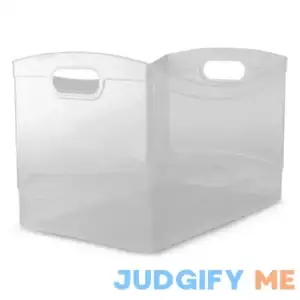 Mainstays Utility Storage Organizer Bin Clear