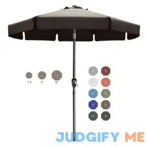 ABCCANOPY Patio Umbrella Outdoor Table Umbrella with Push Button Tilt and Crank