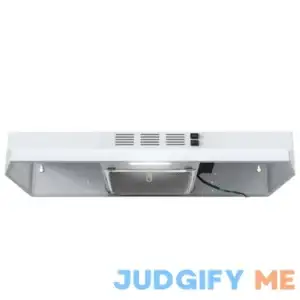 AKDY 30 in. White Under Cabinet Range Hood with Charcoal Filter RH0332W