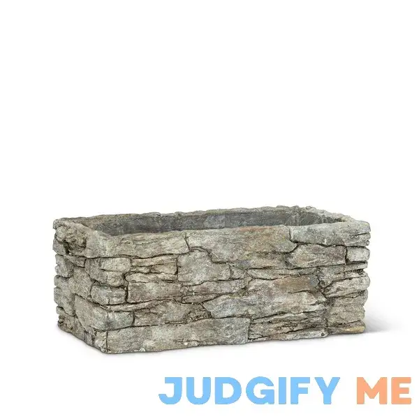 Abbott Collection 4 x 8 in. Stack Stone Planter Abbott Collection 4 x 8 in. Stack Stone Planter