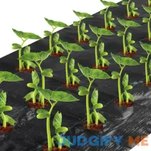 Agfabric Easy-Plant Weed Block for Raised Bed Outdoor Garden Weed Rugs Garden mat 3.0oz