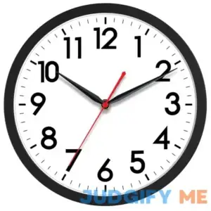 Akcisot Wall Clock 10 Inch Silent Non-Ticking Clocks Battery Operated