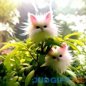 Amazing Plants! Cat's eye dazzleГ—Pink long ears cat
