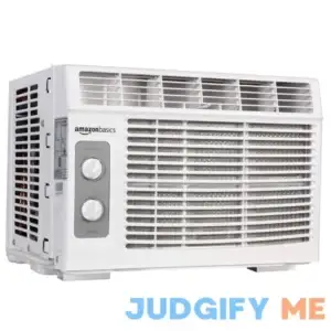 Amazon Basics Window Mounted Air Conditioner with Mechanical Control Cools 150 Square Feet