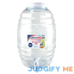 American Maid 5 Gallon Vitrolero White Beverage Dispenser