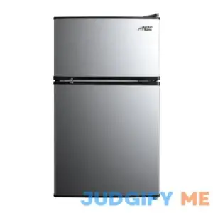 Arctic King 3.2 Cu ft Two Door Mini Fridge with Freezer