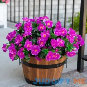 Artificial Faux Outdoor Flowers Plants for Spring Decoration