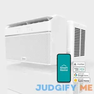 BTU 115-Volt U-Shaped Smart Inverter Window Air Conditioner Wi-Fi