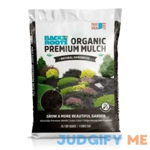Back to the Roots 20lbs Organic Premium Mulch Natural Hardwood Brown