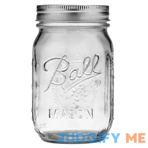 Ball Mason Glass Jar Wide Mouth with Lid and Band Quart Ball Mason Glass Jar Wide Mouth with Lid and Band Quart