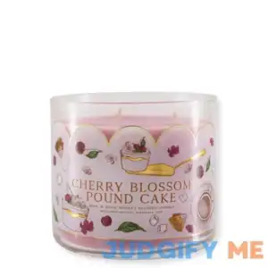 Bath & Body Works Cherry Blossom Pound Cake 3-Wick Candle