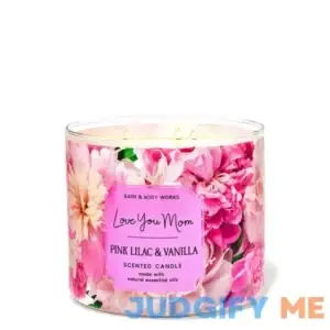 Bath & Body Works Pink Lilac & Vanilla 3-Wick Candle