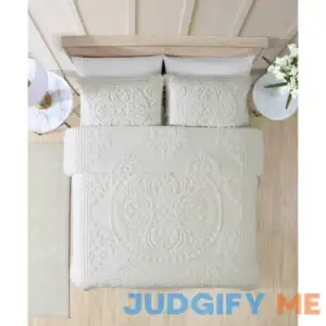 Beatrice Home Fashions Chenille Medallion Bedspread