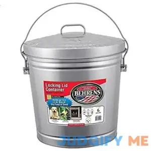 Behrens 6 Steel Locking Lid Can