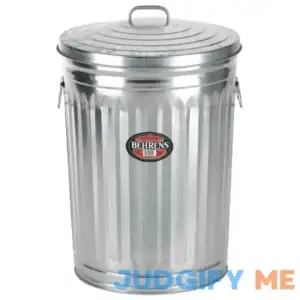 Behrens Galvanized Trash Can