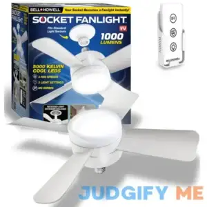 Bell + Howell Socket Fan Light