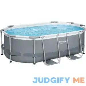 Bestway Oval Above Ground Pool Set (10' x 6'7" x 33")| Includes Filter Pump & ChemConnect Dispenser
