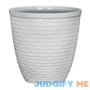 Better Homes & Gardens Caden White Recycled Resin Planter