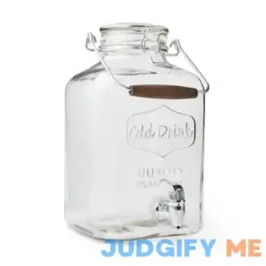 Better Homes & Gardens Glass 2-Gallon Beverage Dispenser with Glass Clamp Lid