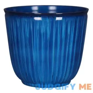 Better Homes & Gardens Kamala Light Blue Resin Planter