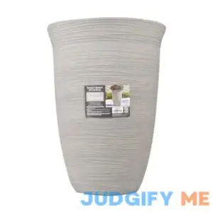 Better Homes & Gardens Terrence 15 inch Wide Round Resin Vase