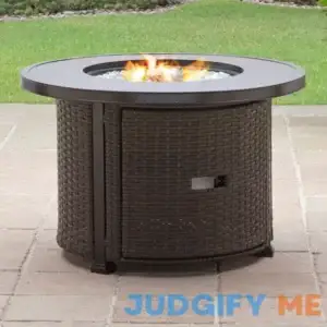 Better Homes and Gardens Colebrook 37" Gas Fire Pit with Glass Beads and Cover
