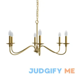 Birch Laneв„ў Ableton 6 Light Metal Dimmable Chandelier Finish