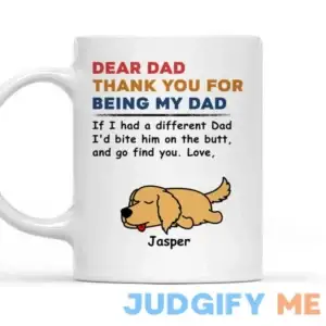 Bite The Butt - Personalized Custom Coffee Mug