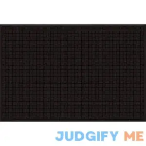 Black Recycled Rubber Commercial Door Mat