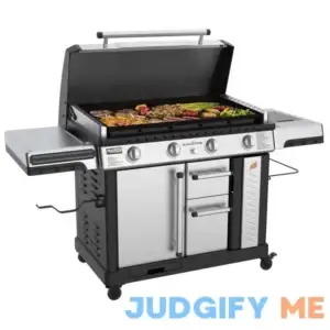 Blackstone ProSeries 4-Burner 36 Propane Griddle with Stainless Steel Cabinet and Hood