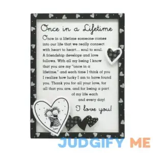 Blue Mountain Arts Miniature Easel Print with Magnet Once in a Lifetime 4.9 x 3.6 in.