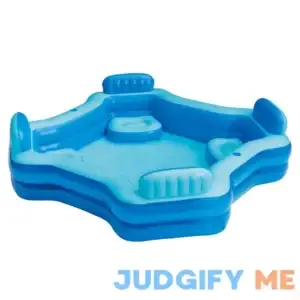 Bluescape Blue Deluxe Comfort Inflatable Family Swimming Pool