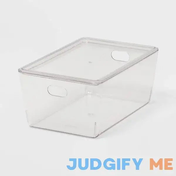 Brightroom 4L Stacking Clear Bin with Lid Brightroom 4L Stacking Clear Bin with Lid