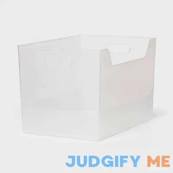 Brightroom Multipurpose Storage Bin Clear Brightroom Multipurpose Storage Bin Clear