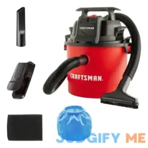 CRAFTSMAN 2.5-Gallons 2-HP Corded Wet/Dry Shop Vacuum with Accessories Included