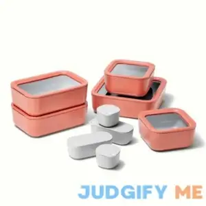 Caraway 14 Piece Glass Food Storage Set